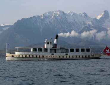 Jungfernfahrt des Spiezerli auf dem Thunersee
