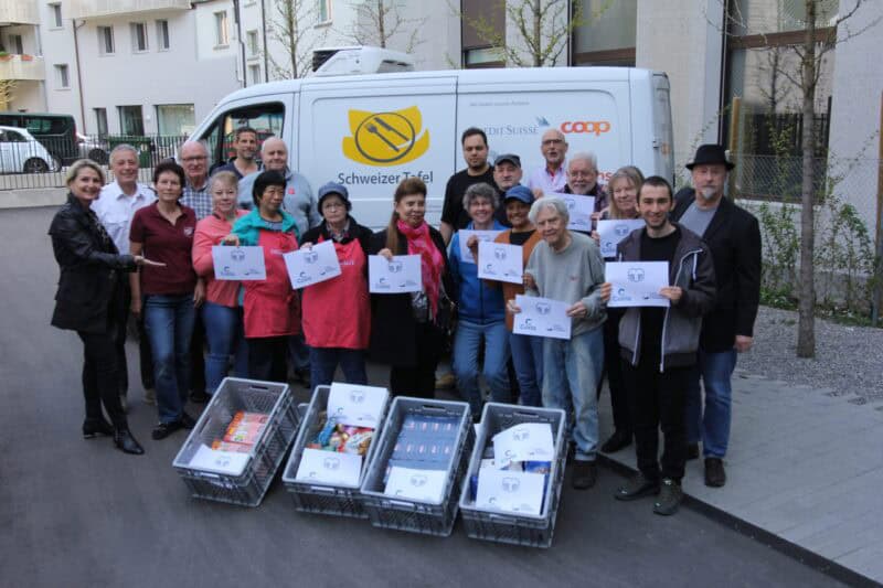 Costa spendet 800 Kilo Lebensmittel für die Schweizer Tafel