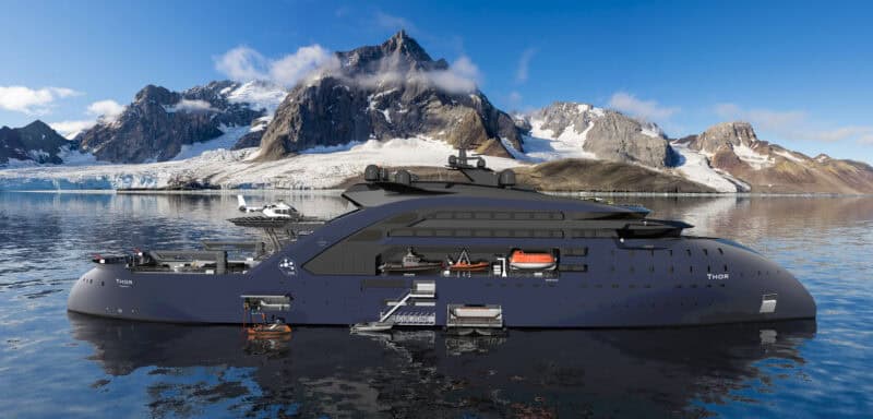 Thor erzeugt sauberen und sicheren Strom für Expeditions-Kreuzfahrtschiffe