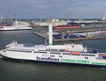 Scandlines verstärkt die Windkraft und reduziert dadurch die CO2-Emissionen