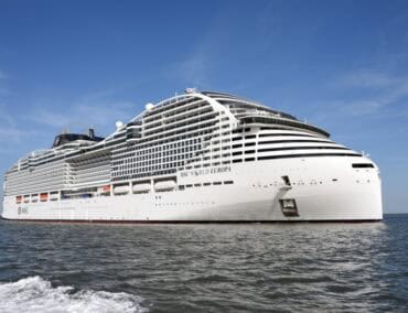MSC World Europa läutet am 13. November 2022 die Zukunft der Kreuzfahrt ein
