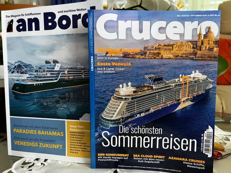 Kreuzfahrt Magazine Crucero und An Bord: Von Sommerreisen bis zu Venedigs Cruise Zukunft