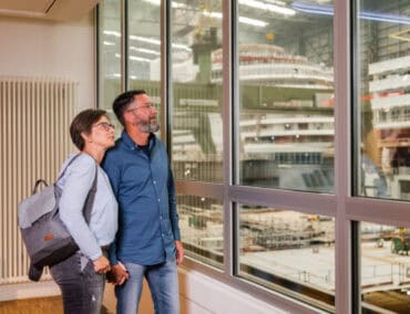 Besuch in Papenburg beim modernsten Kreuzfahrtschiff der Welt