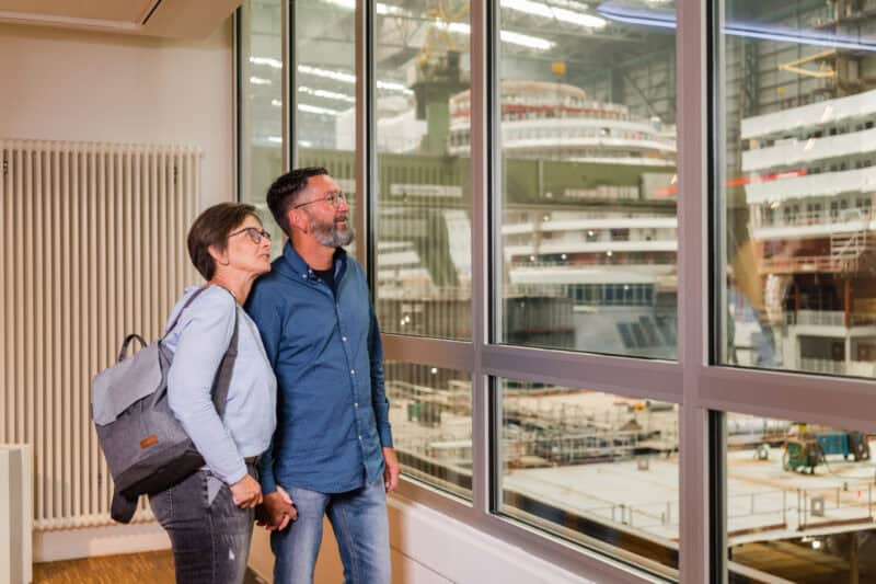 Besuch in Papenburg beim modernsten Kreuzfahrtschiff der Welt