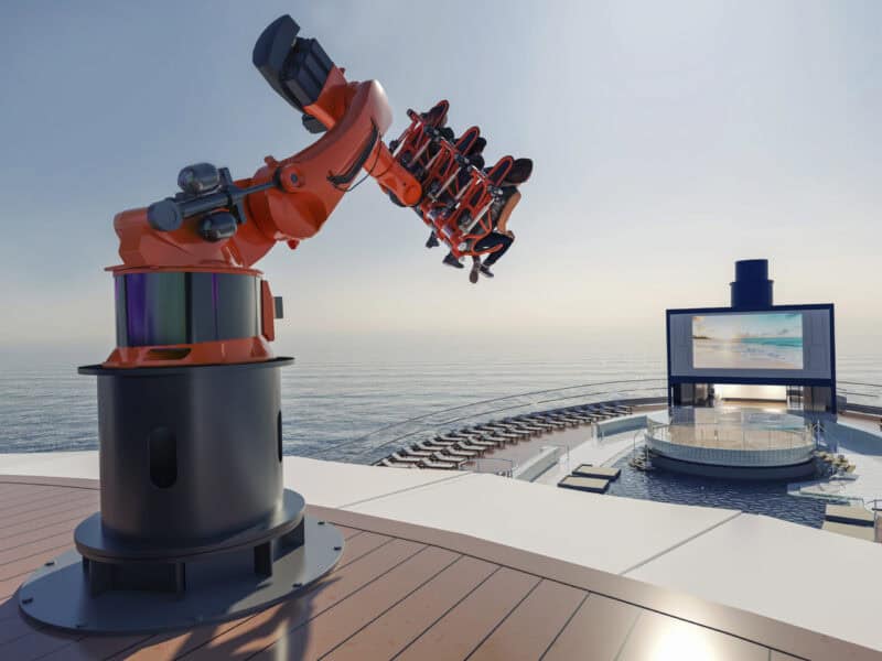 Robotron bietet Achterbahn-Nervenkitzel auf der MSC Seascape