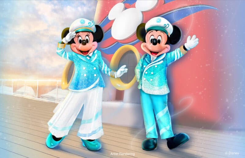 Minnie und Micky feiern 25 Jahre Disney Zauber auf See