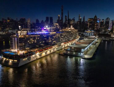 MSC Seascape zur Taufe in New York eingetroffen