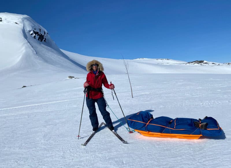 Über 100 Kilometer auf Langlaufskiern durch die extreme Kälte der Antarktis