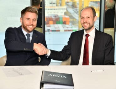 Meyer Werft liefert die Arvia an die britische Reederei P&O Cruises ab