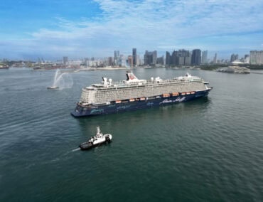 Mein Schiff 5 hat ihren Heimathafen Singapur erreicht