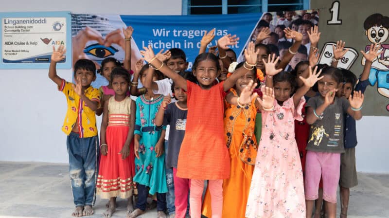 AIDA Cruise & Help baut weitere Schulprojekte