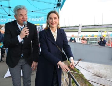 Katharina Lisa Wüst tauft das neue Phoenix Flussschiff MS Alisa