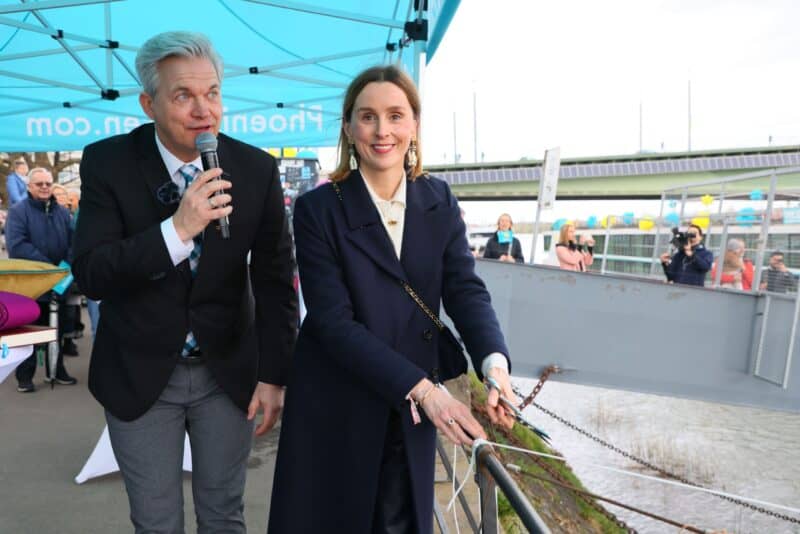 Katharina Lisa Wüst tauft das neue Phoenix Flussschiff MS Alisa