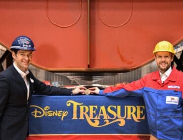 Meyer Werft und Disney Cruise Line feiern Kiellegung der Disney Treasure