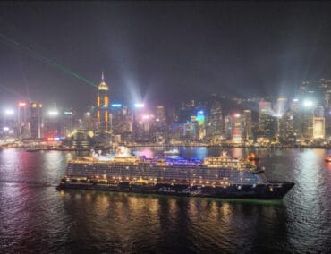 Nach drei Jahren Pause erreicht ein TUI Cruises Schiff erstmals wieder Hongkong