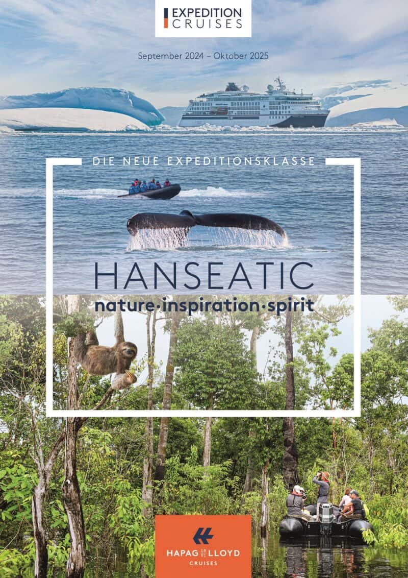 Hapag-Lloyd Cruises startet Reisen 2024/25 digital und vor der Katalogerscheinung