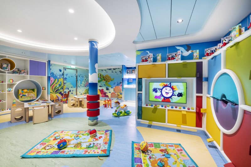 Langweilig wird es Kindern und Familien an Bord der MSC Euribia nie