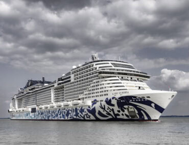 MSC Euribia ist ein echter Hingucker auf den Weltmeeren