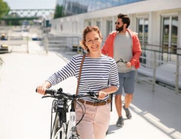 Mit den A-Rosa E-Bikes auf individuellen Städte Trips
