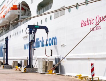 Tallink Schiffe nutzen Landstrom in Stockholm, Tallinn und Helsinki