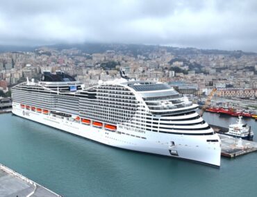 MSC World Europa ist im Mittelmeer angekommen
