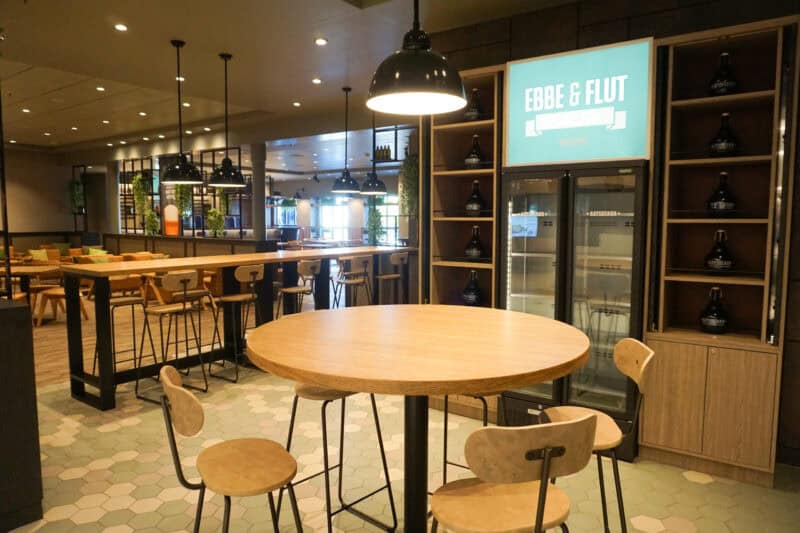 Ebbe & Flut – Bier Bar der Mein Schiff 1 glänzt im neuen Look