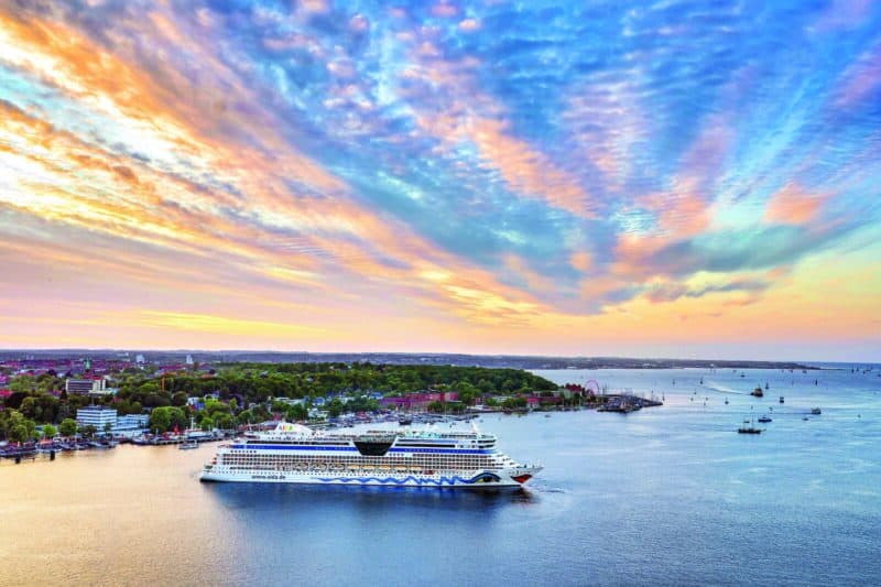 AIDAnova, AIDAbella und AIDAluna an Kieler Woche 2023