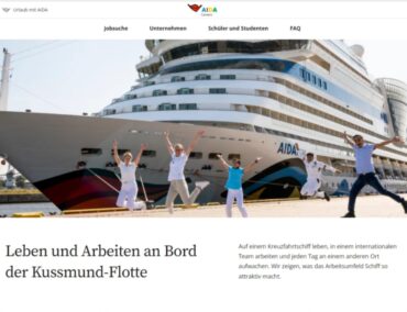 Ein Job bei AIDA Cruises ist alles andere als alltäglich