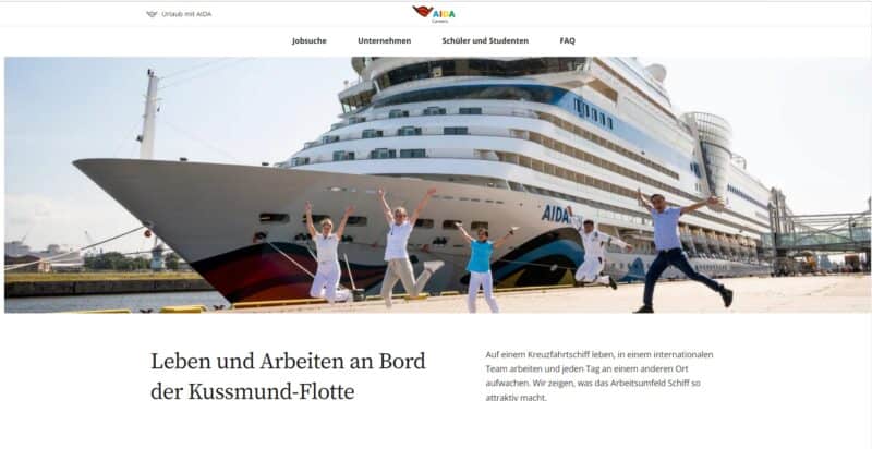 Ein Job bei AIDA Cruises ist alles andere als alltäglich