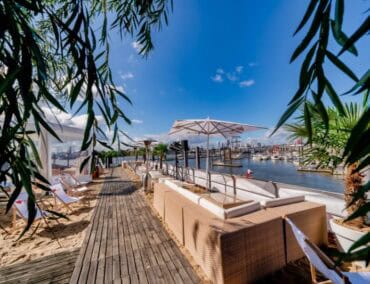 600 m2 AIDA Urlaubswelt an den Hamburg Cruise Days