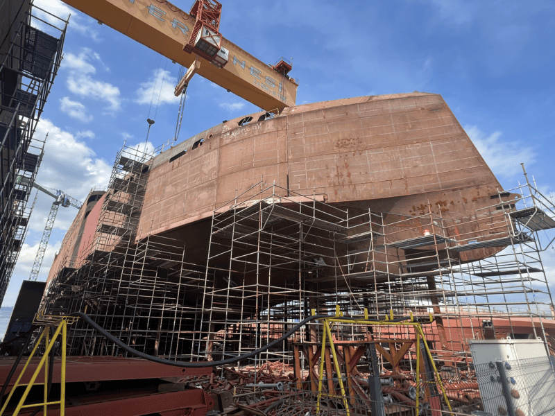 Stapellauf für Scandlines‘ neue emissionsfreie Fähre rückt näher