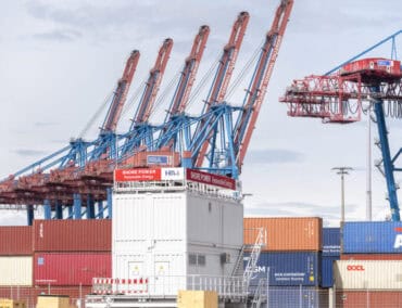 Landstromanlage am CTT in Hamburg: Erster Schiffstest erfolgreich