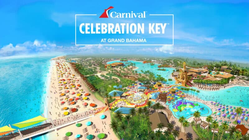 Carnival eröffnet mit Celebration Key einen neuen, exklusiven Hafen auf Grand Bahama