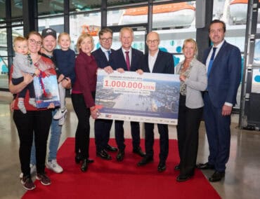 Historischer Meilenstein für die Kreuzfahrt in Hamburg: 1‘000‘000 Kreuzfahrer