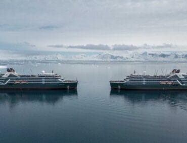 Gipfeltreffen in der Antarktis: Seabourn Venture und Seabourn Pursuit Seite an Seite