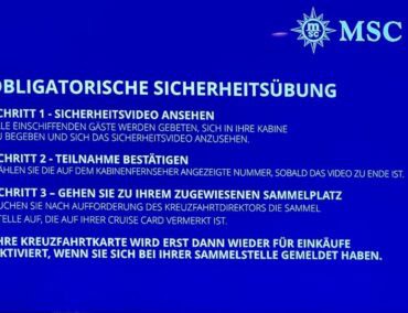 Sicherheitsübung: Ein unverzichtbarer Start für eine sichere Kreuzfahrt