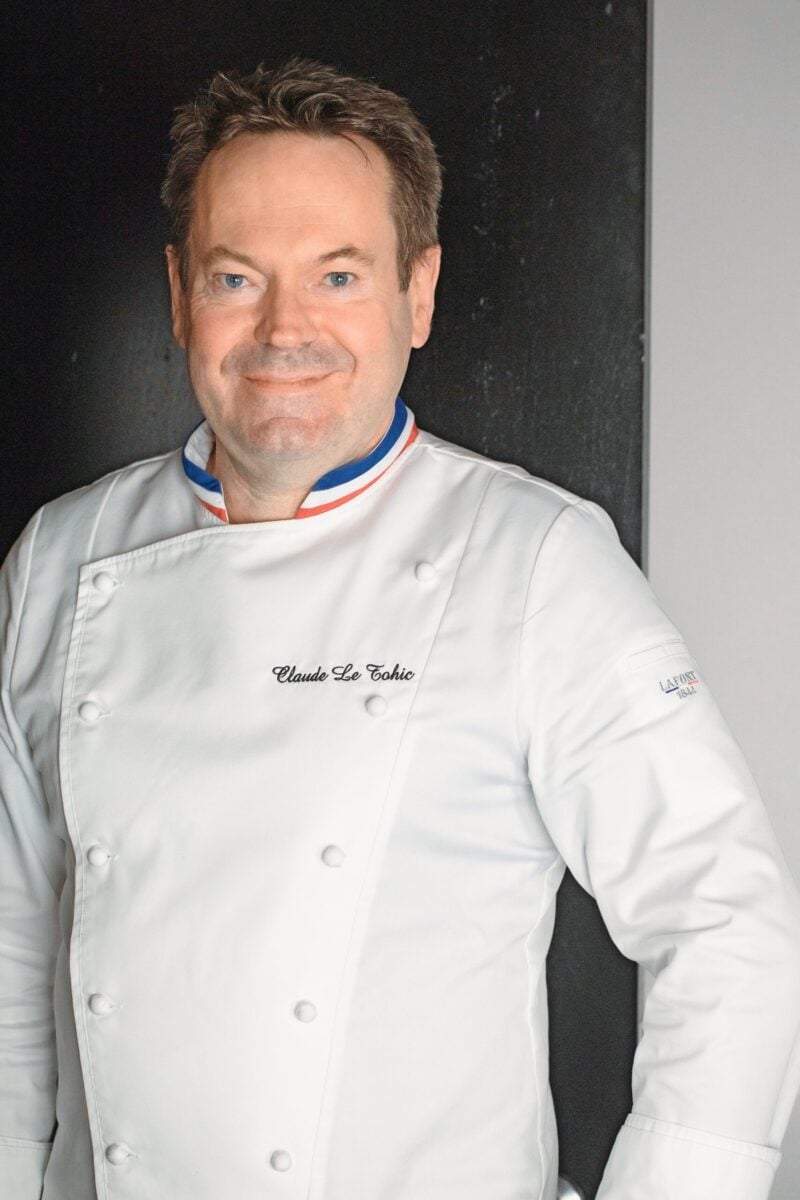 Sterne-Koch Claude Le Tohic kreiert Kompositionen der modernen französischen Küche