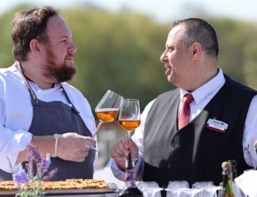 Lokale Winzer und bekannte Sommeliers präsentieren edle Tropfen an Bord von A-Rosa Schiffen