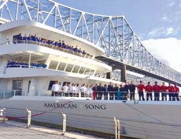 American Cruise Lines hat die Saison auf dem Mississippi River eröffnet