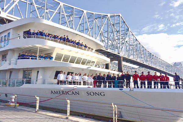 American Cruise Lines hat die Saison auf dem Mississippi River eröffnet