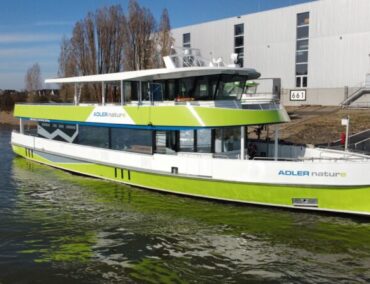 Reederei Adler-Schiffe übernimmt das neue Elektro-Fahrgastschiffs MS Adler Nature