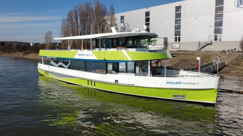 Reederei Adler-Schiffe übernimmt das neue Elektro-Fahrgastschiffs MS Adler Nature