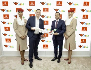 AIDA Cruises erneuert Partnerschaft mit Emirates