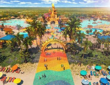 Erste Einblicke von Paradise Plaza und Calypso Lagoon auf Celebration Key