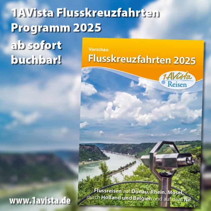 MS VistaMila und MS VistaNeo stossen neu zur Flussflotte von 1AVista Reisen