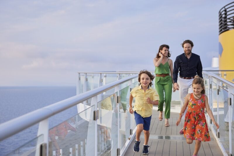 Familien bieten Costa Kreuzfahrtschiffe Unterhaltungsprogramme von morgens bis abends (Foto Costa Kreuzfahrten)