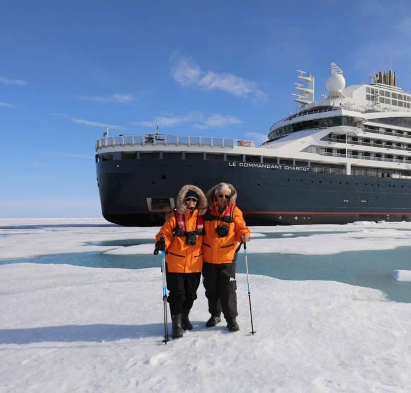 Auch Weicheier erreichen mit der Commandanct Charcot die Antarktis über die berüchtigte Drake-Passage ohne Opfer für Neptun