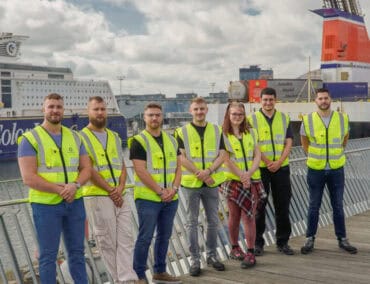 Ausbildungsstart in sechs Berufen beim Port of Kiel