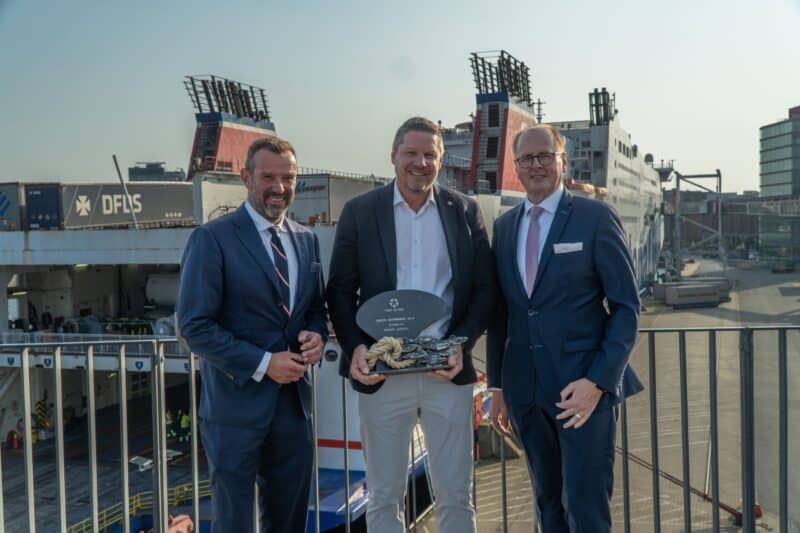 Kieler Hafenpreis an Mikko Juelich von Stena Line verliehen