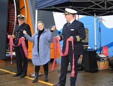 AIDAluna eröffnet neue Landstromanlage in Oslo